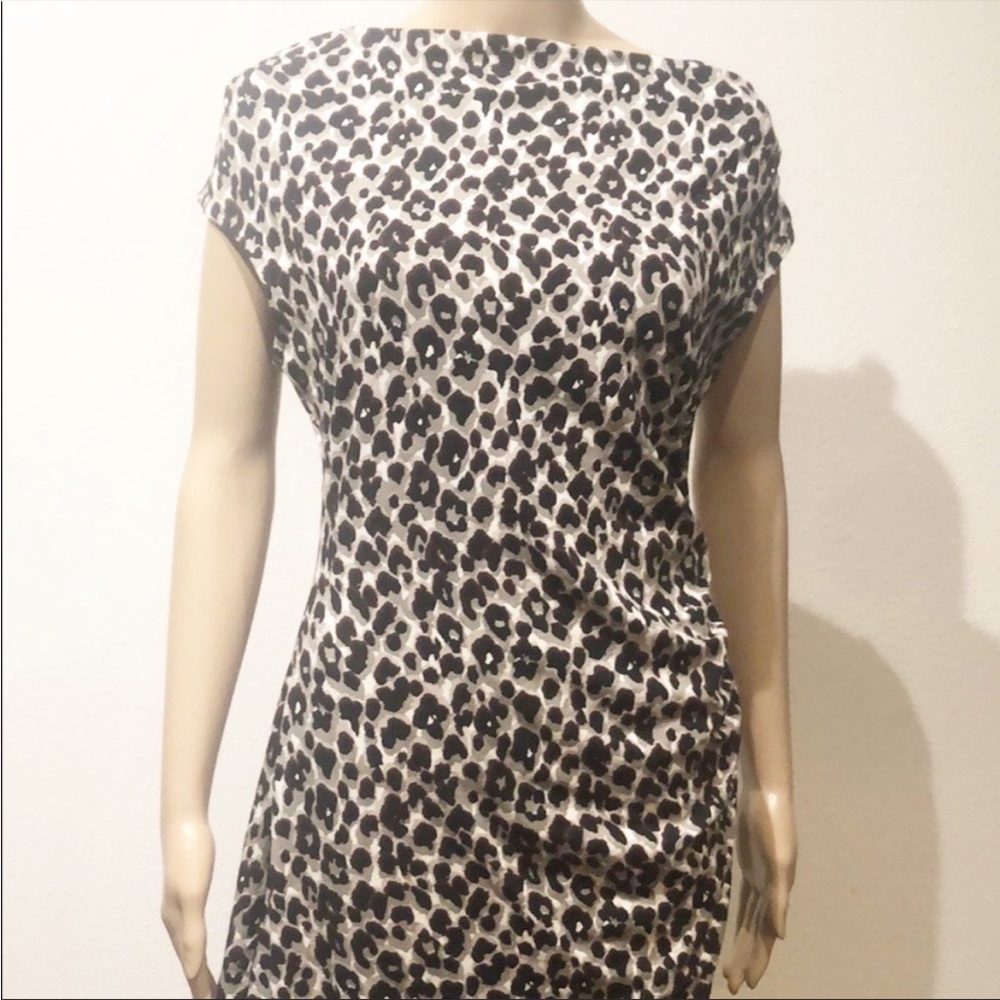 MP ANN TAYLOR ANIMAL PRINT DRESS